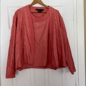 IB Diffusion M silk embroidered pant suit